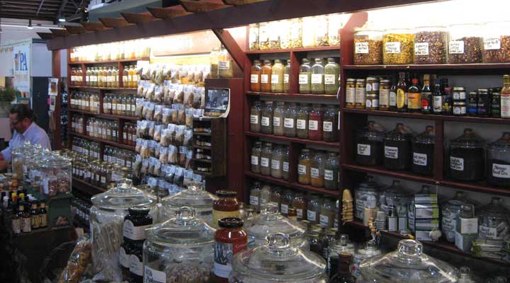 Vendor at historic Central Market in Lancaster, PA