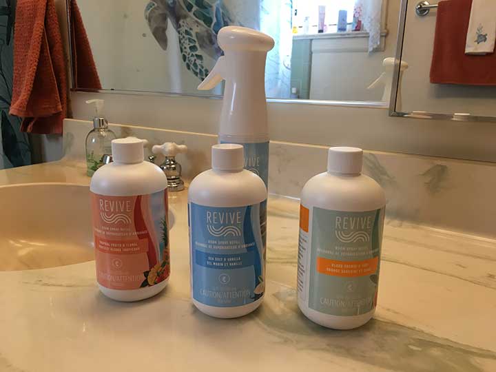 Melaleuca's Revive room freshener sprays